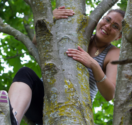 Me in a tree!